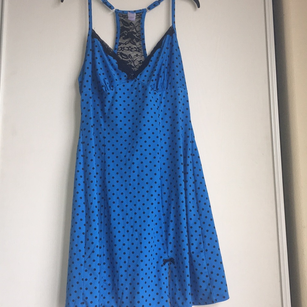 Sexy sleeping dress adjustable shoulder